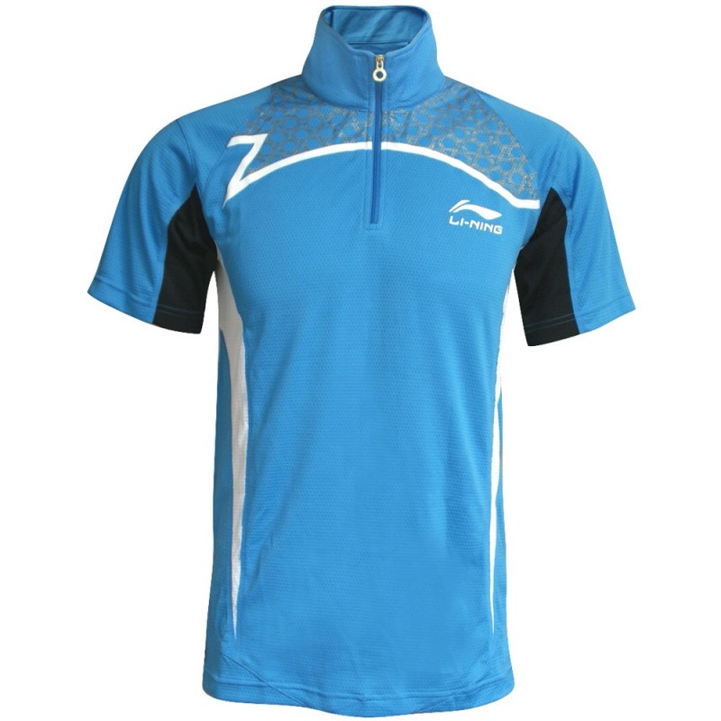 LI-NING Polo Unisex Bleu APLF975-1