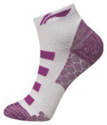 LI-NING Chaussettes Femmes AWSM224 Violet ou Rose ou Bleu