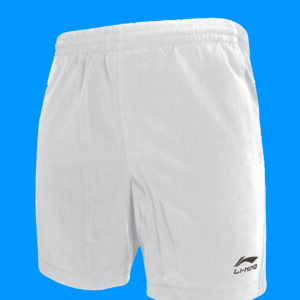LI-NING Short Homme Blanc AKSG003-3