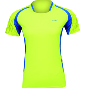 LI-NING T-shirt Stone Jaune Femme AAYK052-2