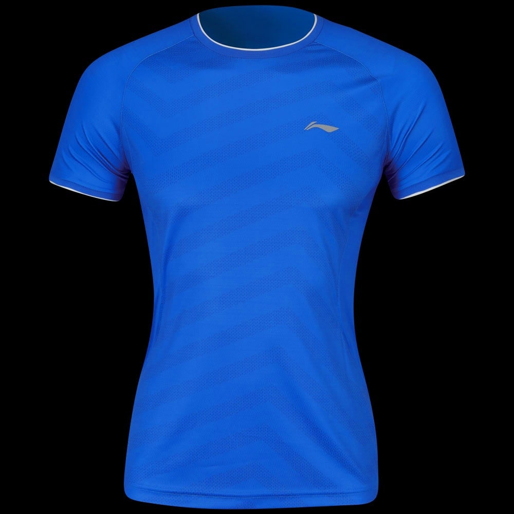 LI-NING T-shirt All England Bleu - Femme AAYM024-4