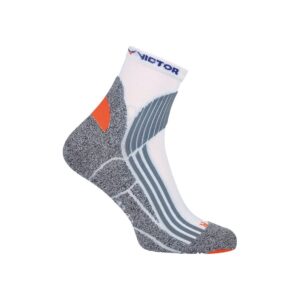 VICTOR Chaussettes Homme Indoor Explosion Blanc-Orange