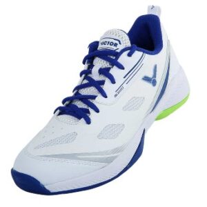 Victor Chaussures de Badminton A-610III  AB Blanc- Bleu
