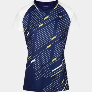 VICTOR  T-shirt  (Femme) T-44100B - Bleu/Blanc