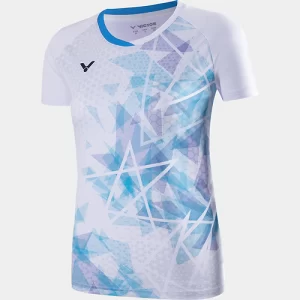 VICTOR  T-shirt  (Femme) T-41001 TD A - Blanc/Bleu