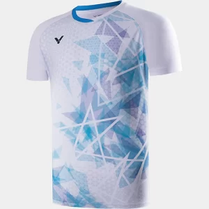 VICTOR  T-shirt  (Homme) T-40001 TD A - Blanc/Bleu