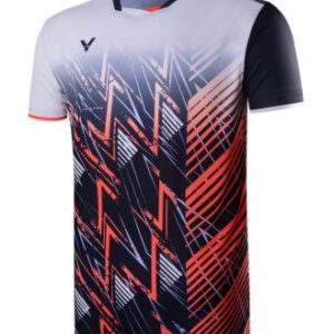 VICTOR  T-shirt  (Homme) T-40008 B - Blanc/Rouge
